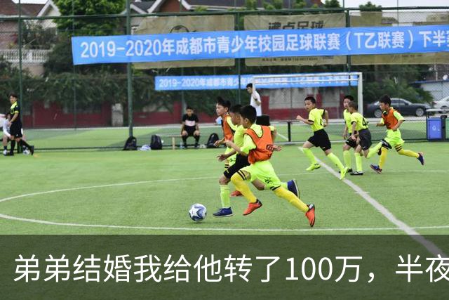 弟弟结婚我给他转了100万，半夜他突然发来消息：姐，这钱先退你
